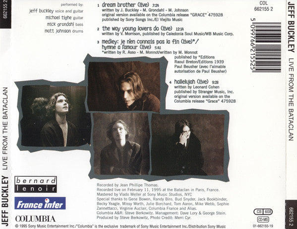 Jeff Buckley : Live From The Bataclan (CD, MiniAlbum)