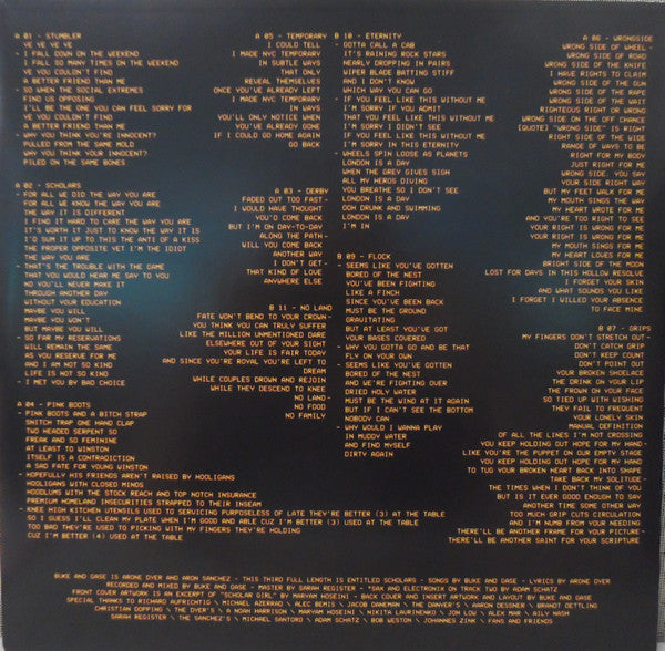 Buke And Gass : Scholars (LP)