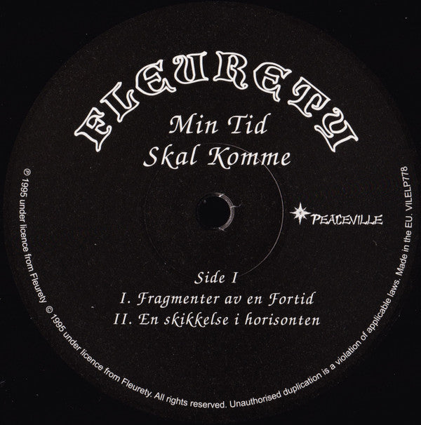 Fleurety : Min Tid Skal Komme (LP, Album, RE, RM)