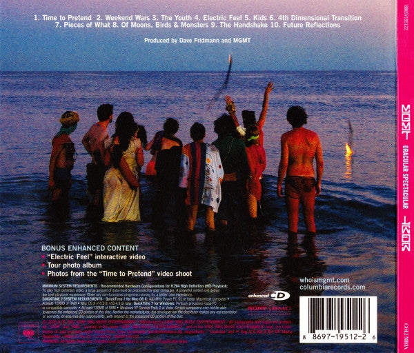 MGMT : Oracular Spectacular (CD, Album, Enh, Dig)