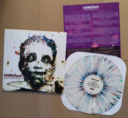 Wristmeetrazor : Misery Never Forgets (LP, Album, Ltd, Whi)