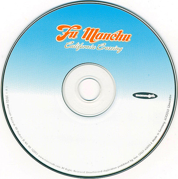 Fu Manchu : California Crossing (CD, Album)