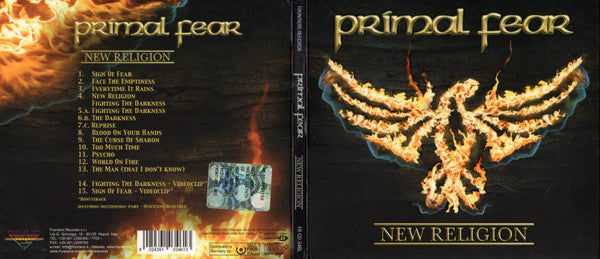 Primal Fear : New Religion (CD, Album, Enh, Dig)