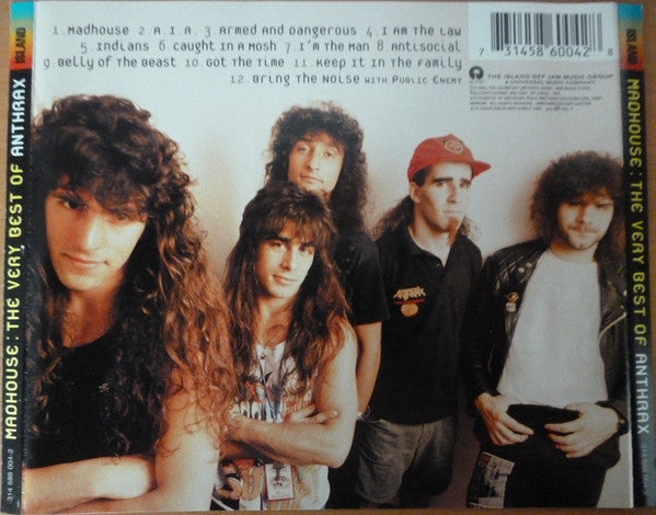Anthrax : Madhouse: The Very Best Of Anthrax (CD, Comp)