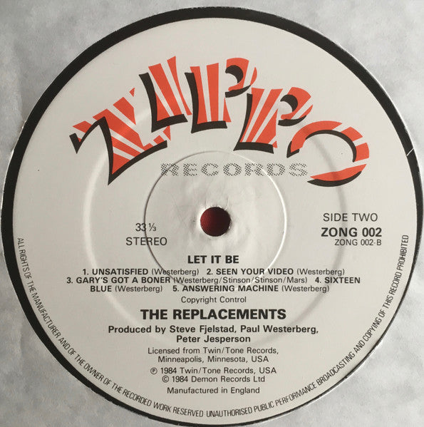 The Replacements : Let It Be (LP, Album)