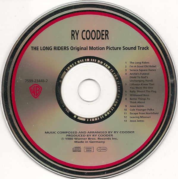 Ry Cooder : The Long Riders (Original Motion Picture Sound Track) (CD, Album)