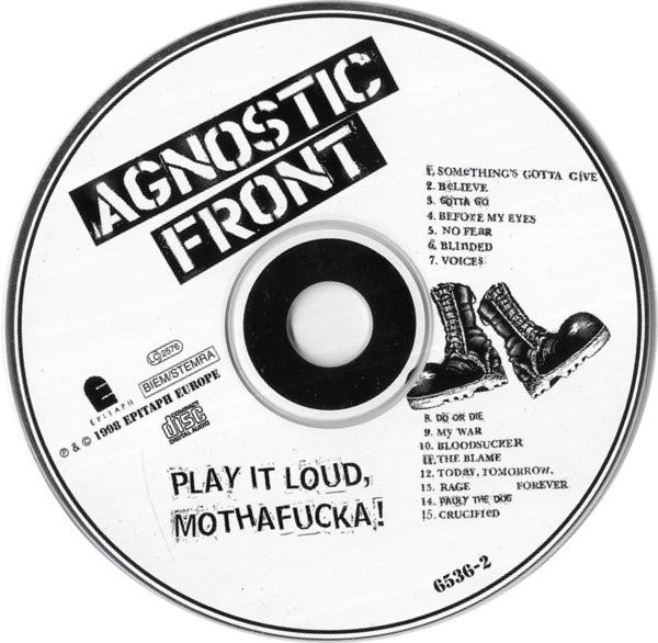 Agnostic Front : Something's Gotta Give (CD, Album)