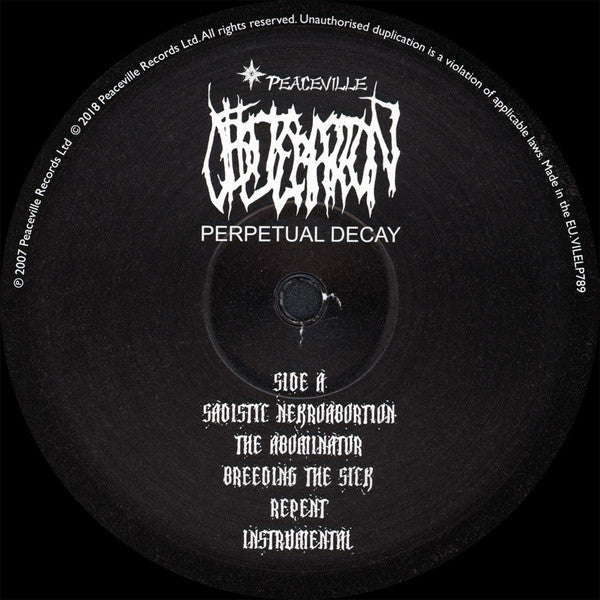 Obliteration (2) : Perpetual Decay (LP, Album)