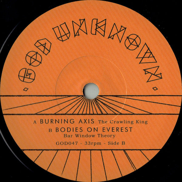 Burning Axis / Bodies On Everest : The Crawling King / Bar Window Theory (7", Single, Club, Ltd)