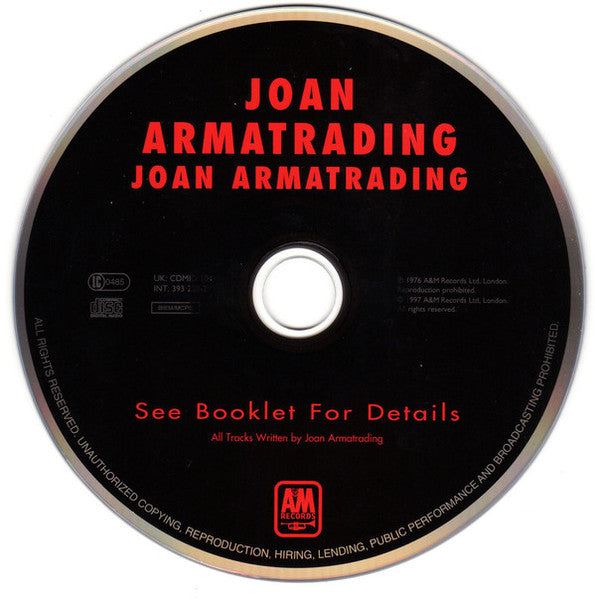 Joan Armatrading : Joan Armatrading (CD, Album, RE, RM, PMD)