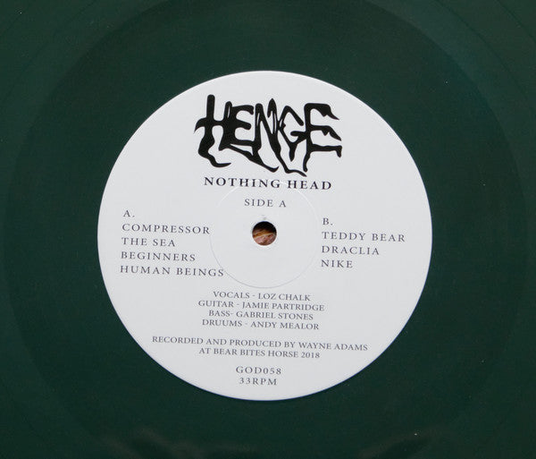 Henge (4) : Nothing Head (LP, Album, Ltd, Gre)