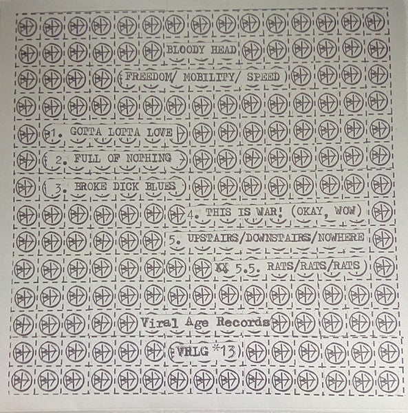 Bloody Head : Freedom/ Mobility/ Speed (LP, Ltd, W/Lbl, Gre)