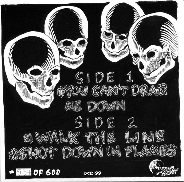 The Skulls (3) : You Can't Drag Me Down (7", Single, Num)