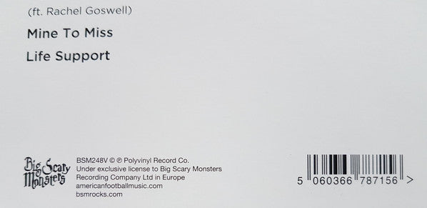 American Football : American Football (LP, Album, Ltd, Whi)