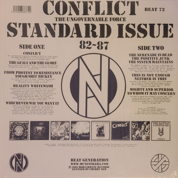 Conflict (2) : Standard Issue 82 ~ 87 (LP, Comp, RE)