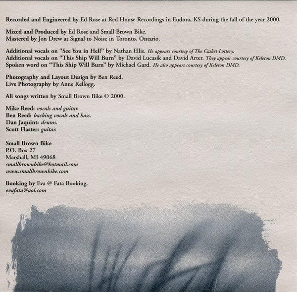 Small Brown Bike : Dead Reckoning (CD, Album)