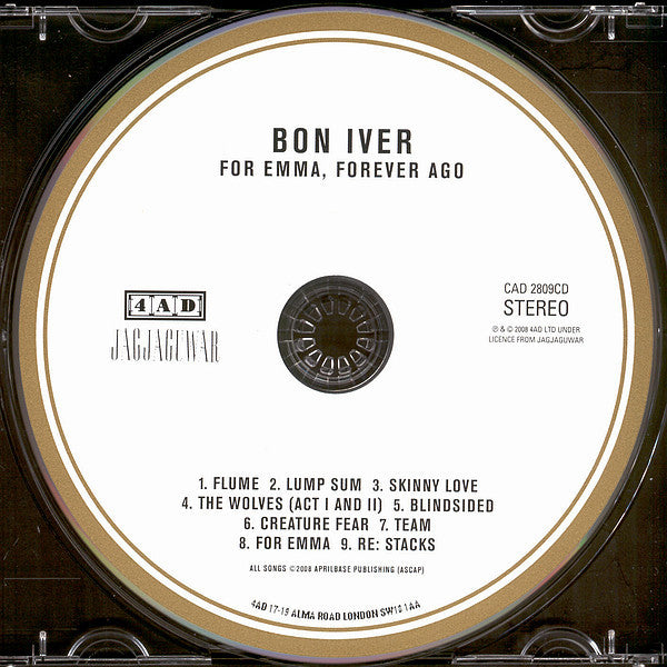 Bon Iver : For Emma, Forever Ago (CD, Album)
