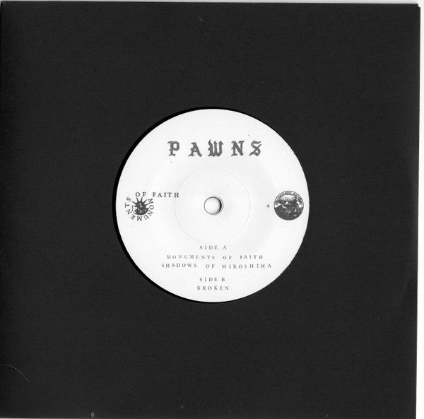 Pawns (2) : Monuments Of Faith (7", EP)