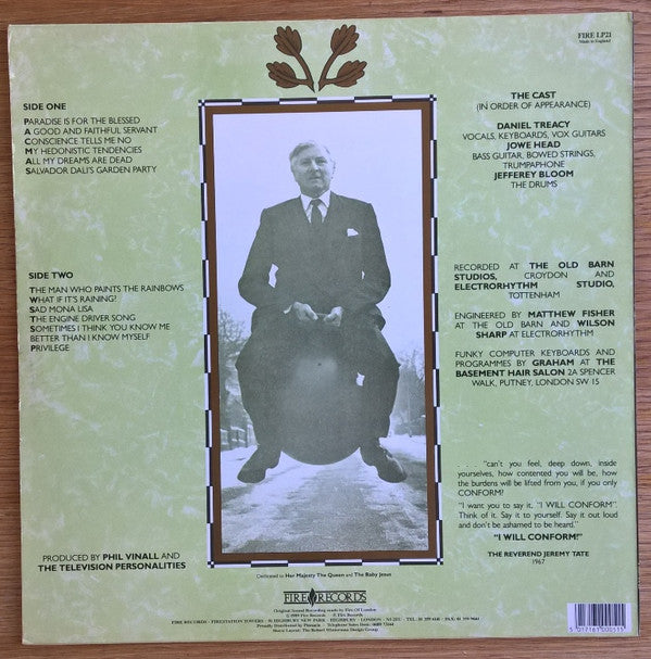 Television Personalities : Privilege (LP, Album)
