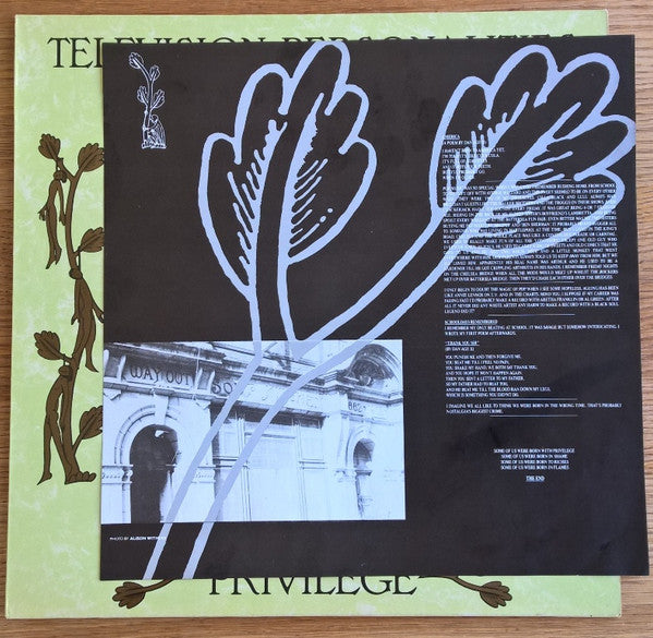 Television Personalities : Privilege (LP, Album)