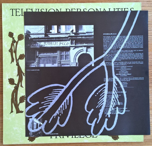 Television Personalities : Privilege (LP, Album)