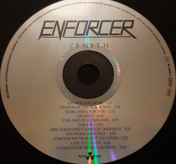 Enforcer (6) : Zenith (CD, Album, Ltd, Dig)