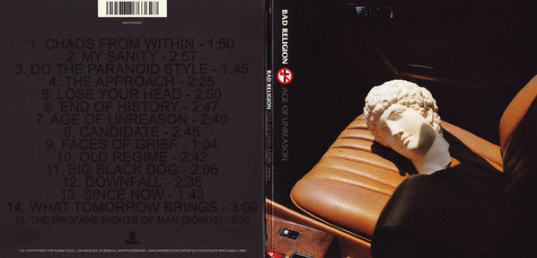 Bad Religion : Age Of Unreason (CD, Album)