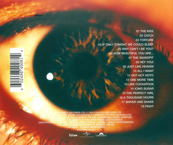 The Cure : Kiss Me Kiss Me Kiss Me (CD, Album, RE, RM)
