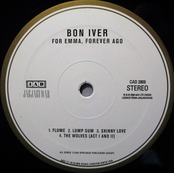 Bon Iver : For Emma, Forever Ago (LP, Album)