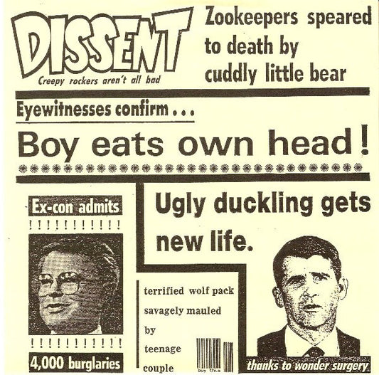 Dissent (2) : Boy Eats Own Head! (7", EP)