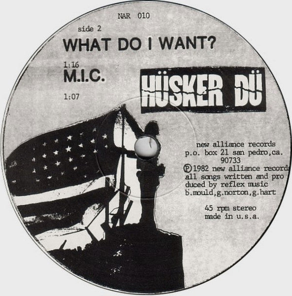 Hüsker Dü : In A Free Land (7")