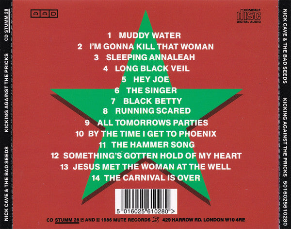 Nick Cave & The Bad Seeds : Kicking Against The Pricks (CD, Album, RE, RP)