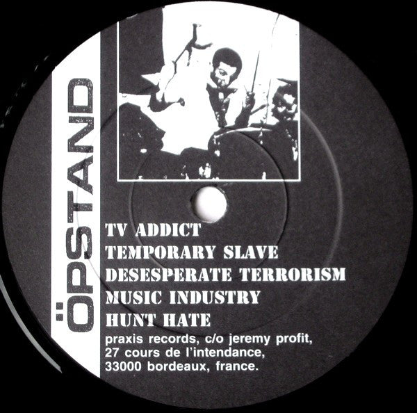 Öpstand / Seein' Red : Noise Grinding Violence / Seein' Red (7")