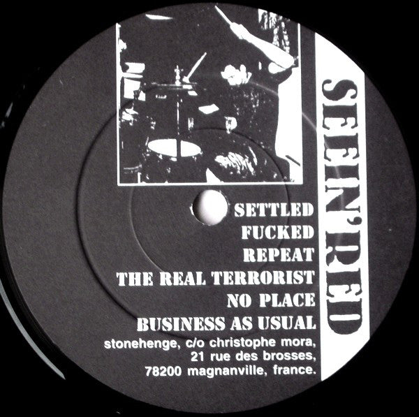 Öpstand / Seein' Red : Noise Grinding Violence / Seein' Red (7")