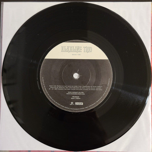 Alkaline Trio : Mercy Me (7", Single, 1/2)