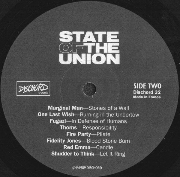 Various : State Of The Union - DC Benefit Compilation (LP, Comp)