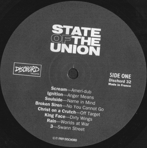 Various : State Of The Union - DC Benefit Compilation (LP, Comp)