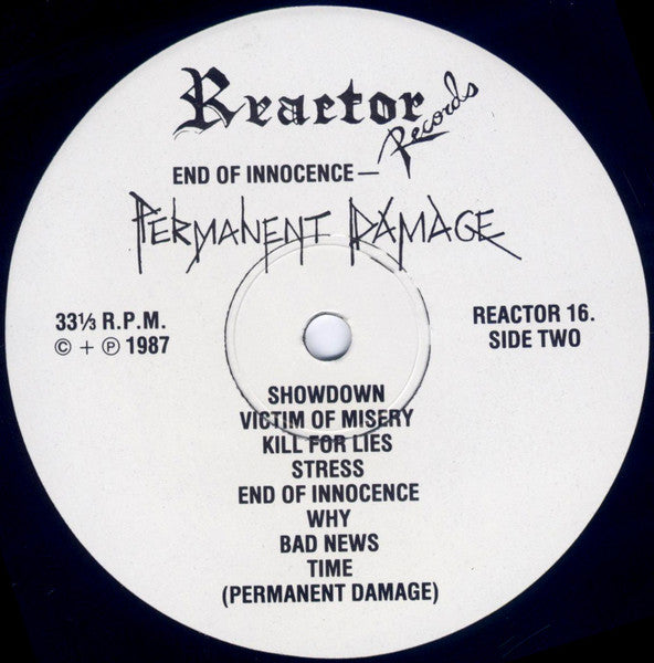 Permanent Damage : End Of Innocence (LP, Album)