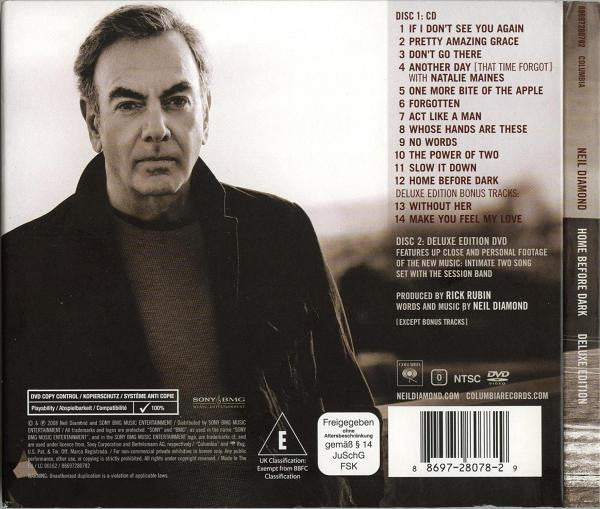 Neil Diamond : Home Before Dark (CD, Album, Dlx + DVD-V, Copy Prot., Dlx, NTSC + Dl)