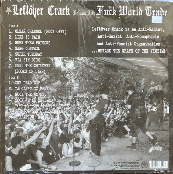 Leftöver Crack : Fuck World Trade (LP, Album)