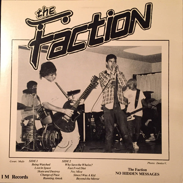 The Faction (2) : No Hidden Messages (LP, Album)