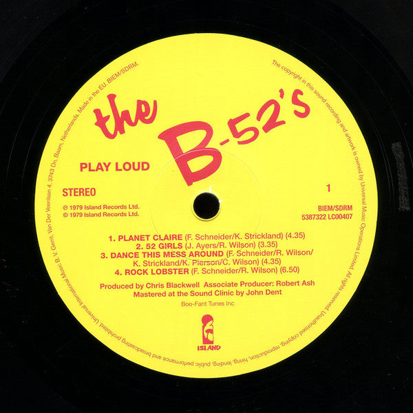 The B-52's : The B-52's (LP, Album, RE)