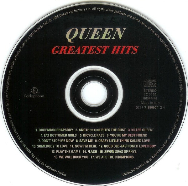 Queen : Greatest Hits (CD, Comp, RE, RM)