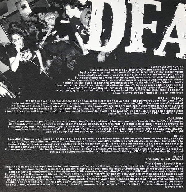 DFA* : Defy False Authority (LP, Album)