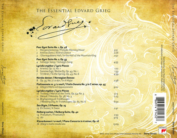 Edvard Grieg : The Essential Edvard Grieg (CD, Comp)