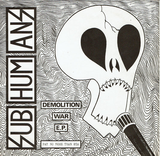 Subhumans : Demolition War E.P. (7", EP, RP, Fol)
