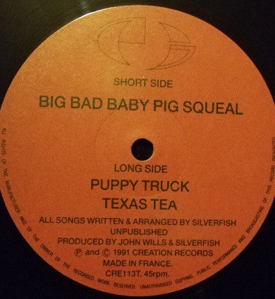 Silverfish : Fuckin' Drivin' Or What...E.P. (12", EP)