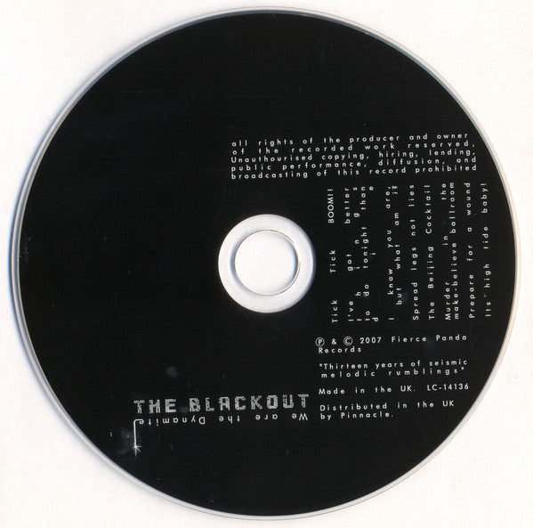 The Blackout : We Are The Dynamite (CD, Album, Son)
