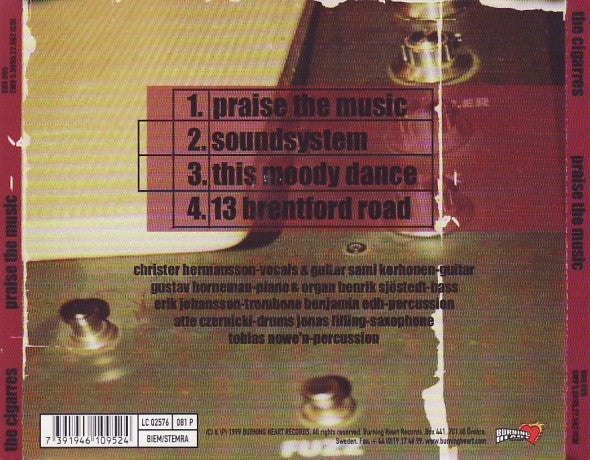 The Cigarres : Praise The Music (CD, EP)