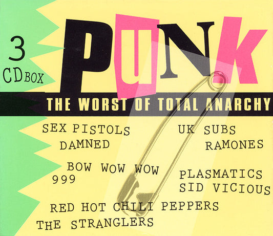 Various : Punk: The Worst Of Total Anarchy (3xCD, Comp + Box)